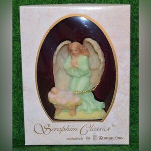 1996 Seraphim Classics Angel Ornament 'Francesca' Loving Guardian by Roman